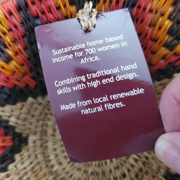 Gone Rural Swaziland Woven Bowl - Picture 3 of 5